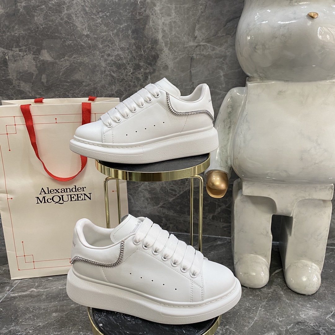Alexander Mcqueen Male Basic Shoes White M-l-s