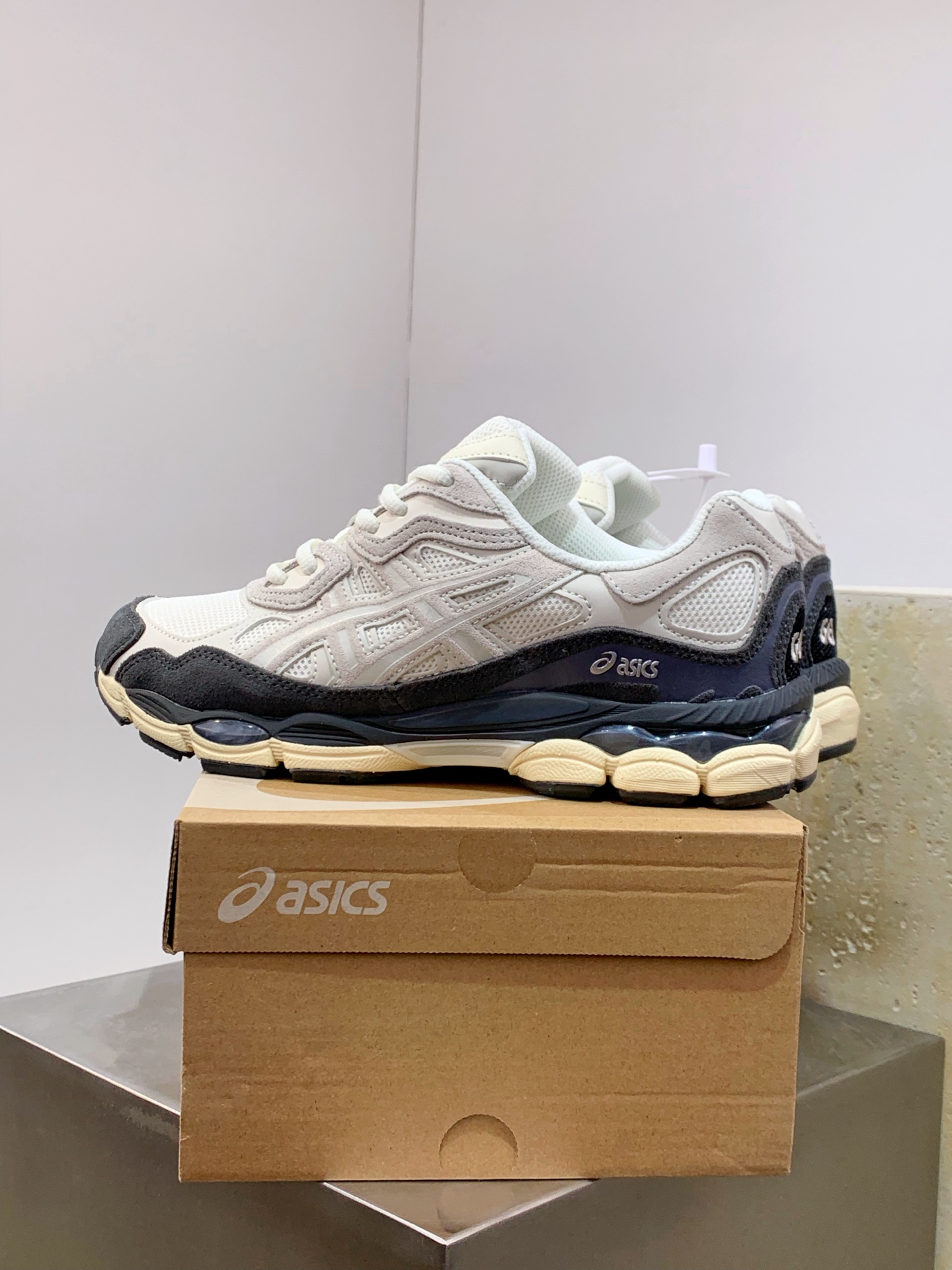 Asics Running Shoes Mesh Breathable L-s
