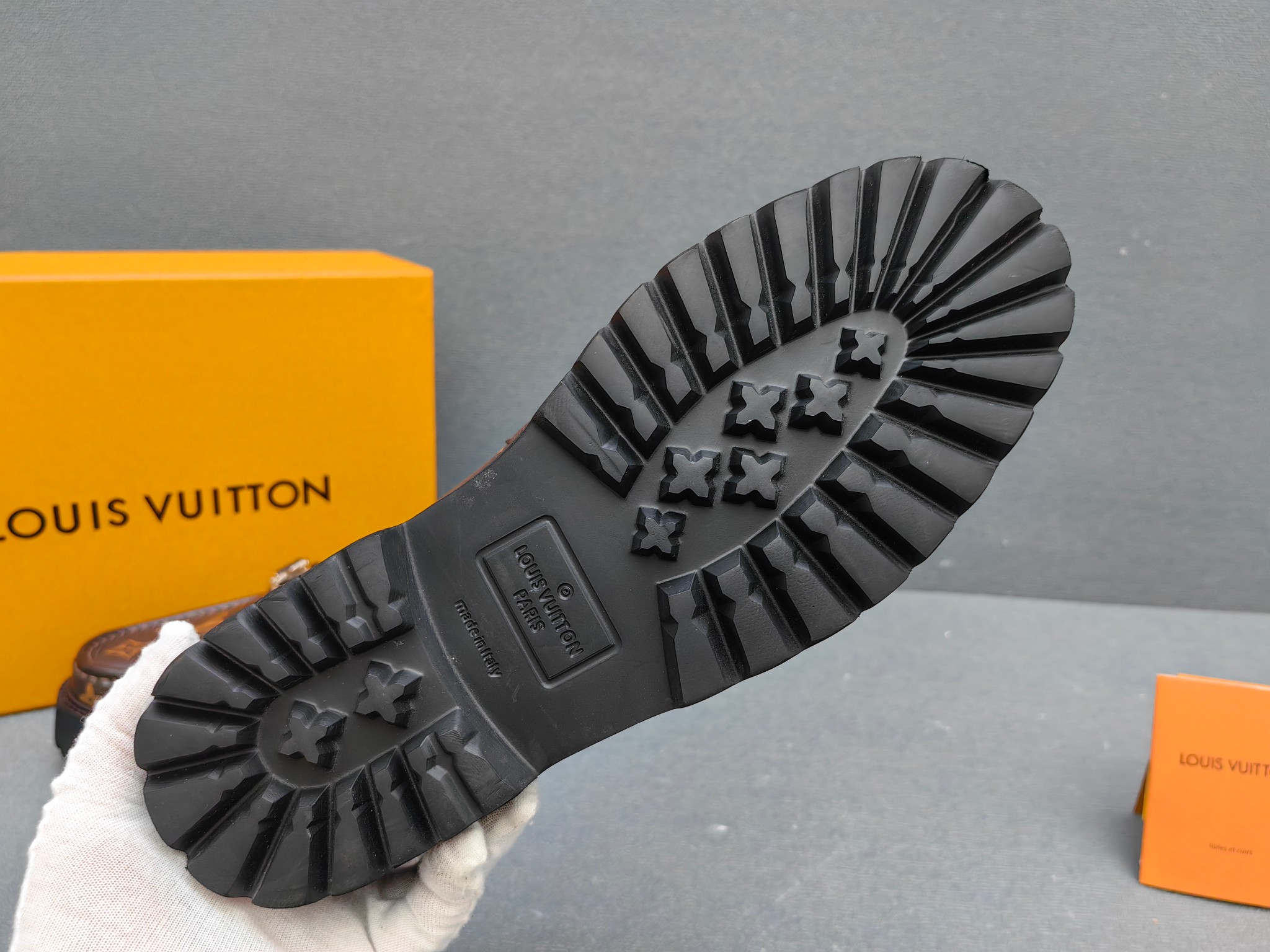 Louis Vuitton Male Loafers Real Leather L