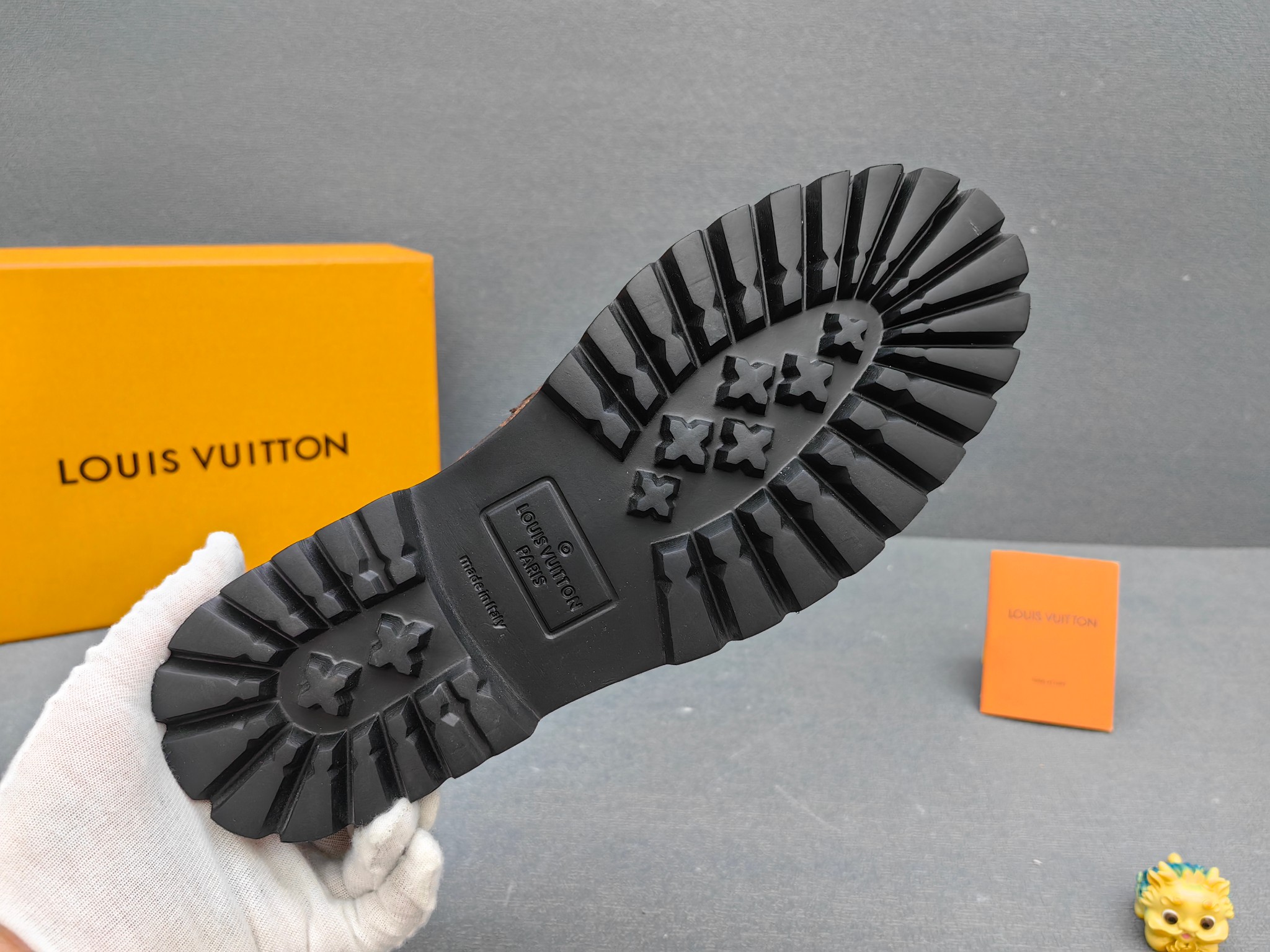 Louis Vuitton Male Loafers Real Leather L