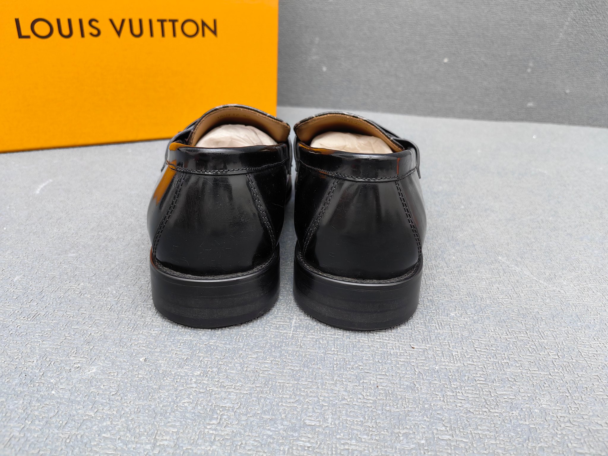 Louis Vuitton Male Loafers Real Leather L