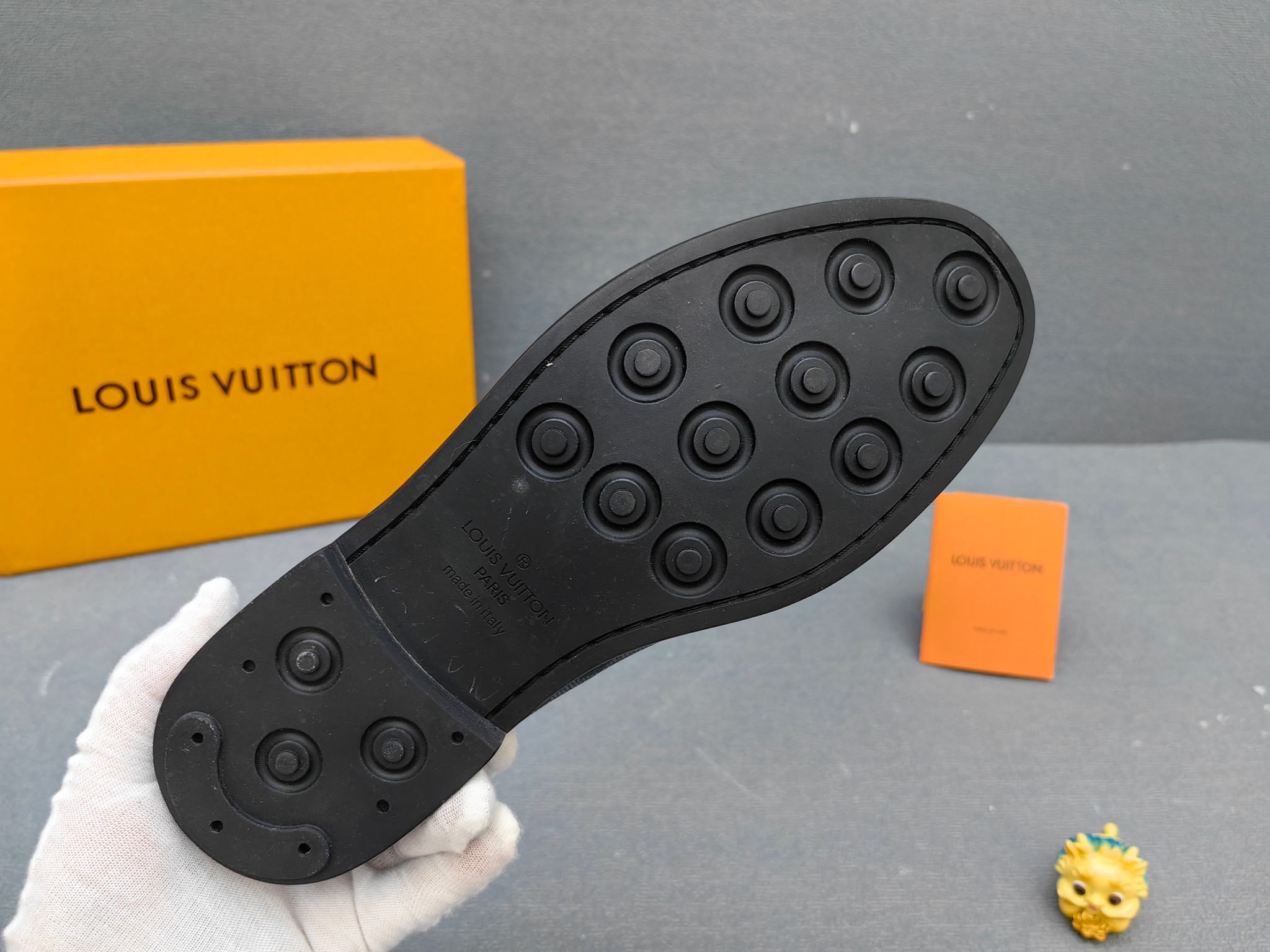 Louis Vuitton Male Loafers Real Leather L