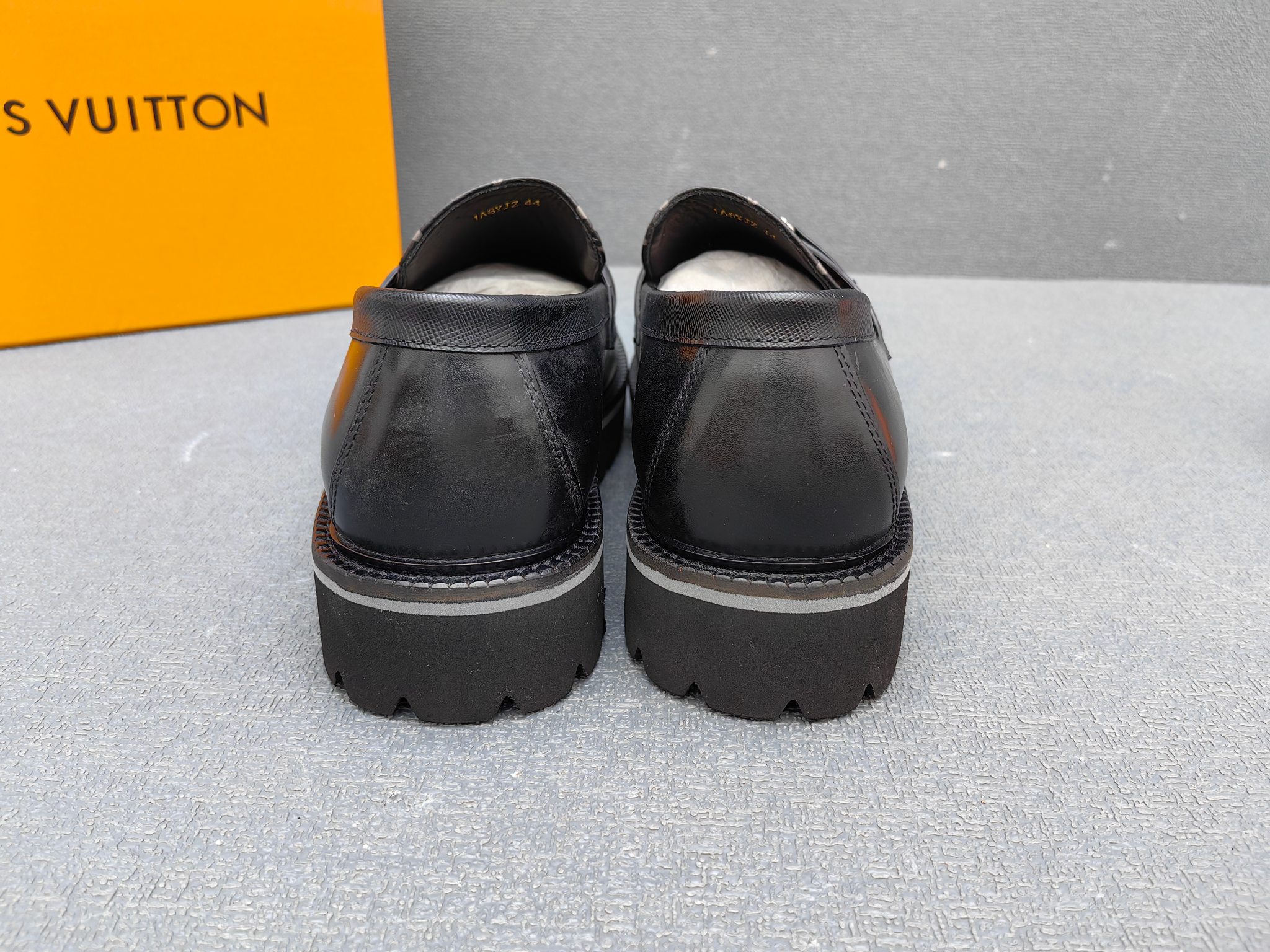 Louis Vuitton Male Loafers Real Leather L