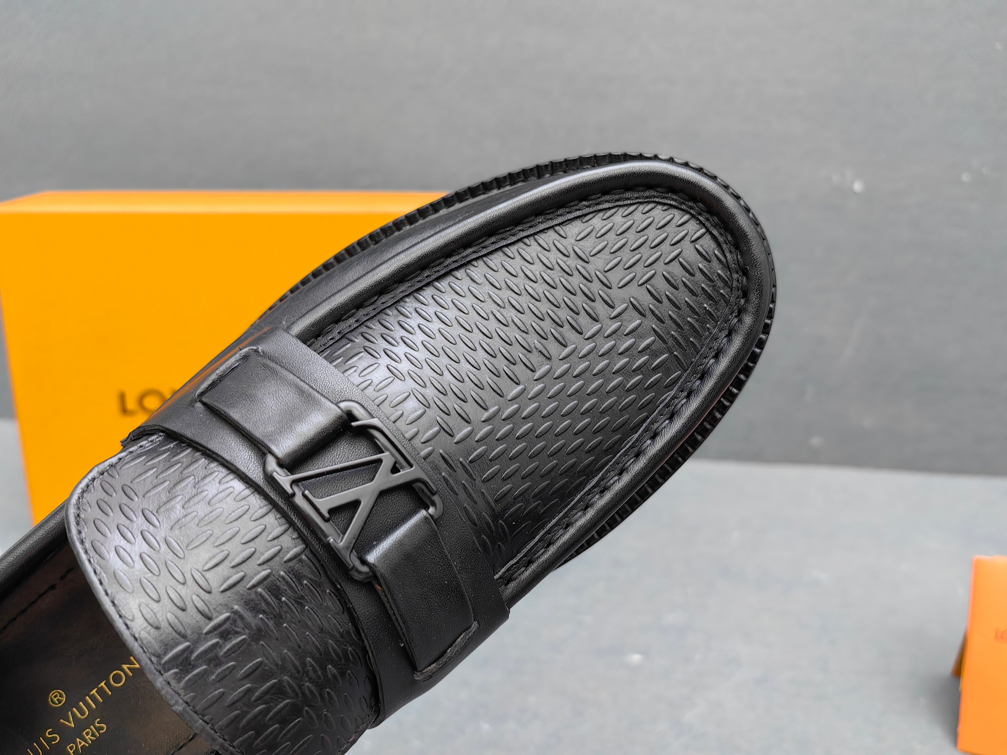 Louis Vuitton Male Loafers Real Leather L