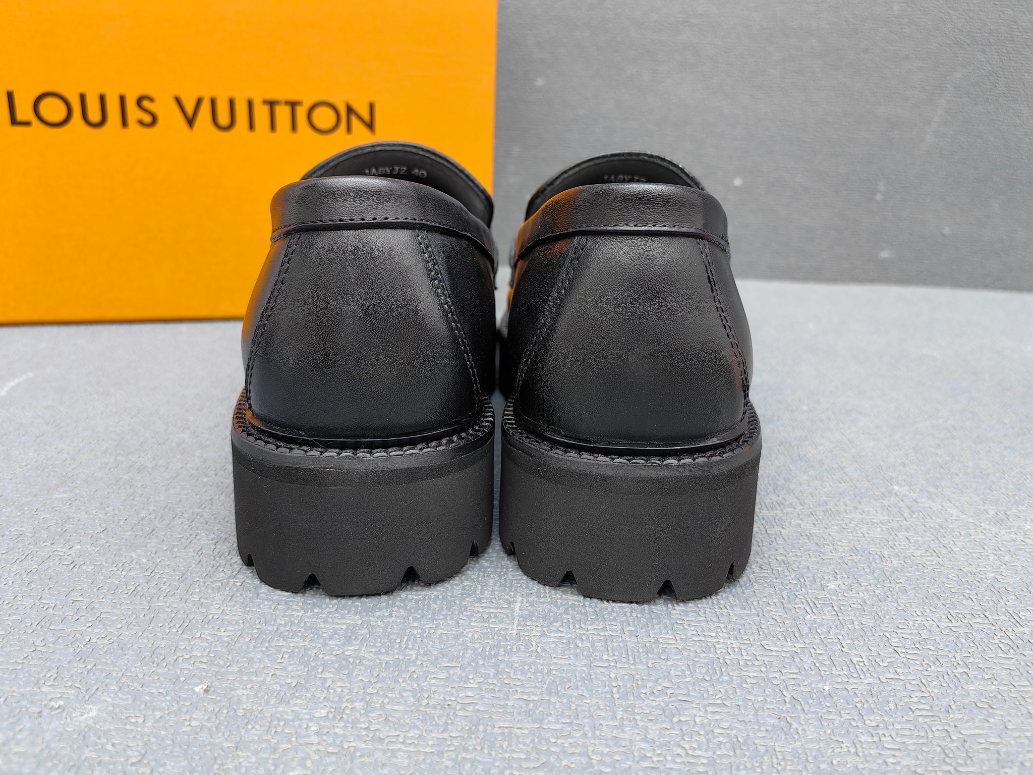 Louis Vuitton Male Loafers Real Leather L
