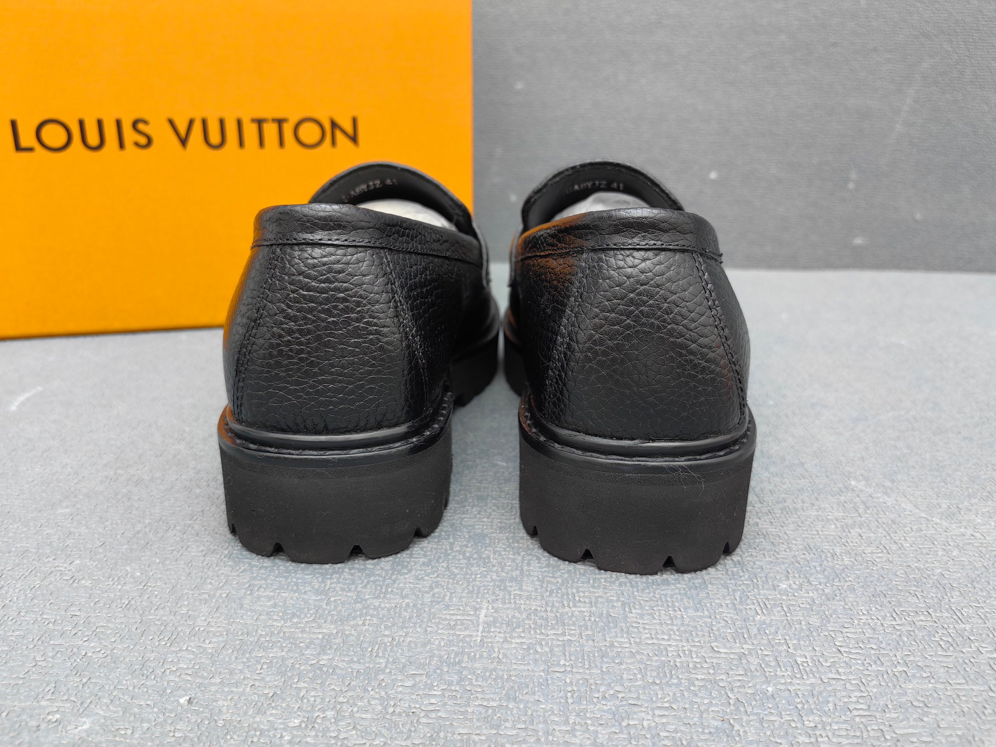 Louis Vuitton Male Loafers Real Leather L