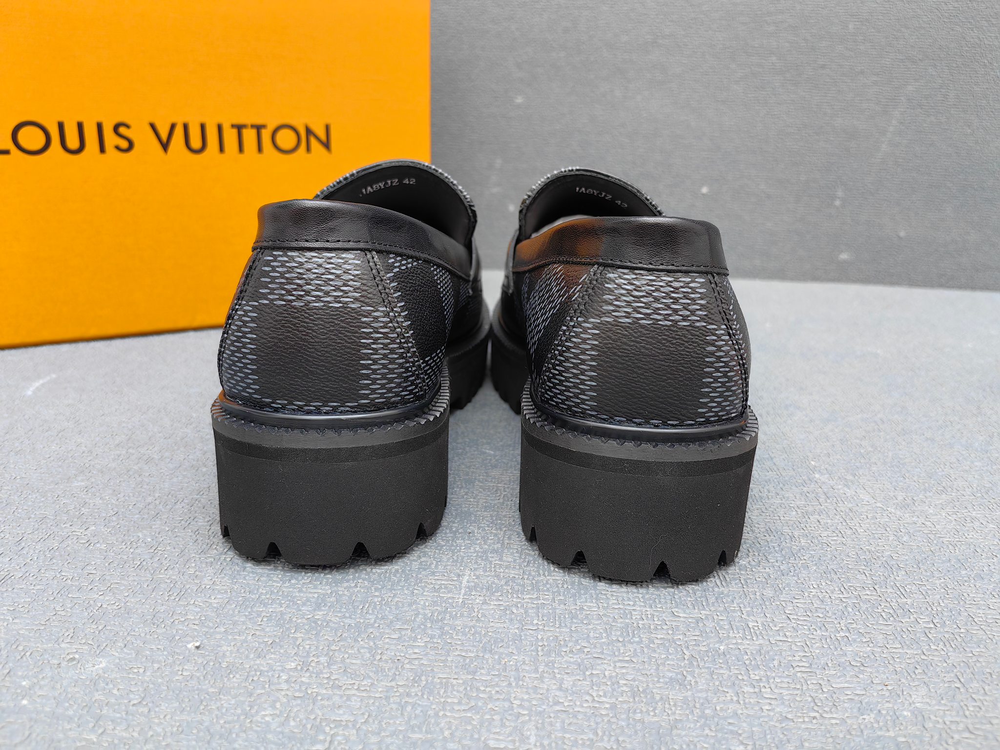 Louis Vuitton Male Loafers Real Leather L