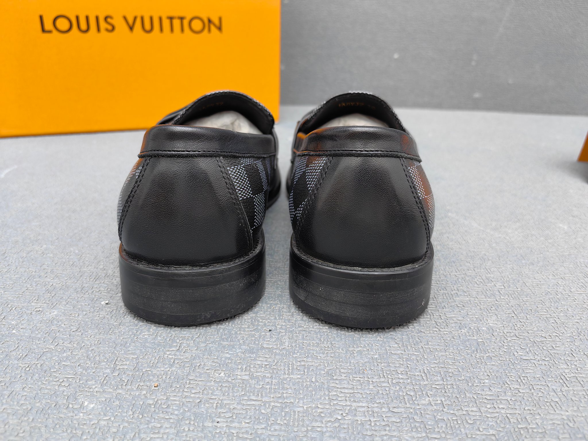Louis Vuitton Male Loafers Real Leather L