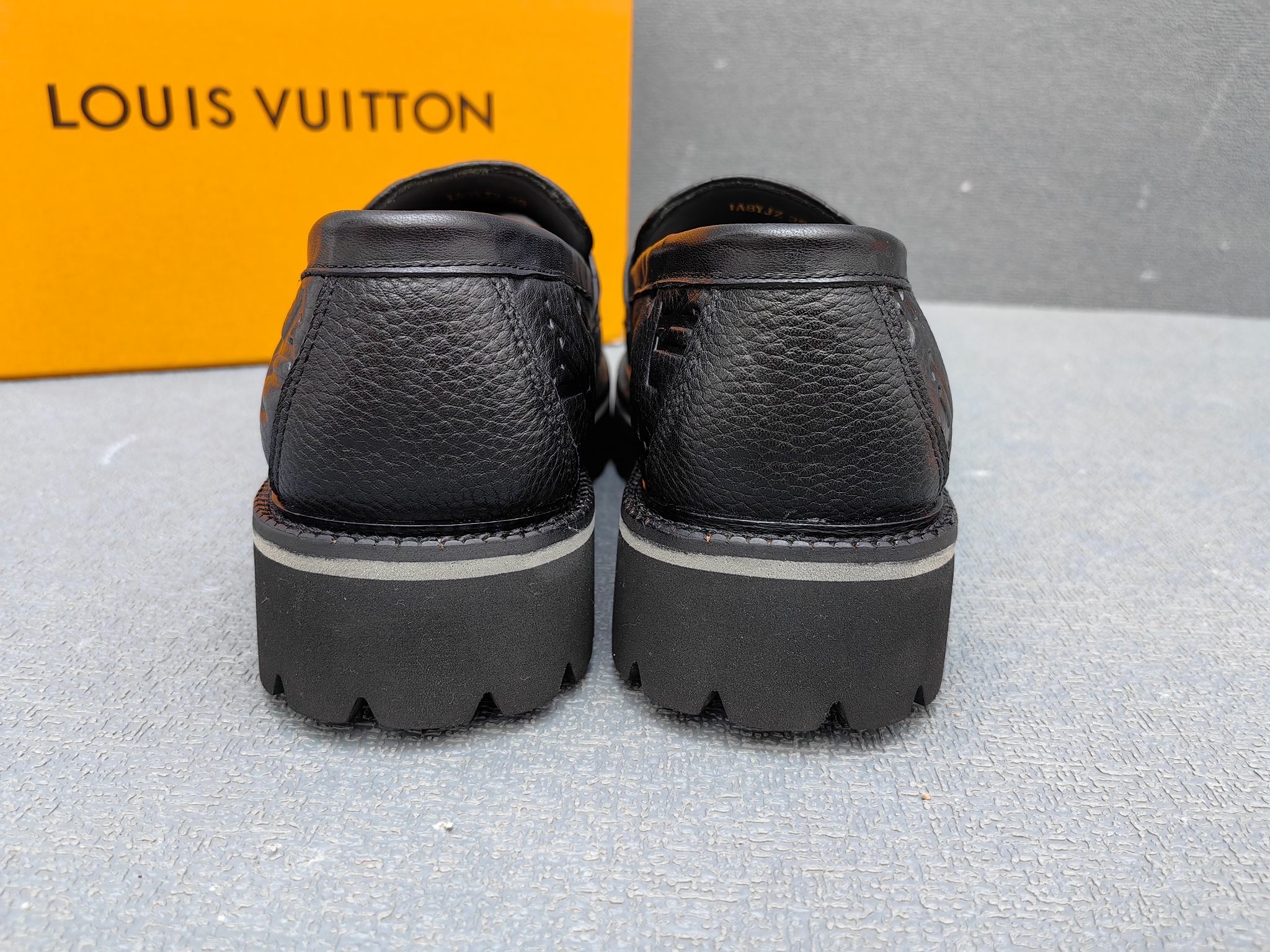 Louis Vuitton Male Loafers Real Leather L