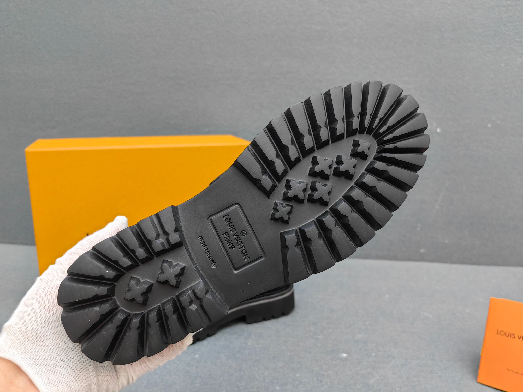 Louis Vuitton Male Loafers Real Leather L