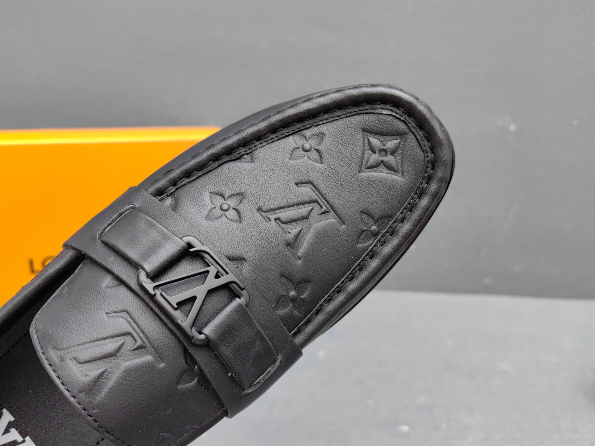 Louis Vuitton Male Loafers Real Leather L