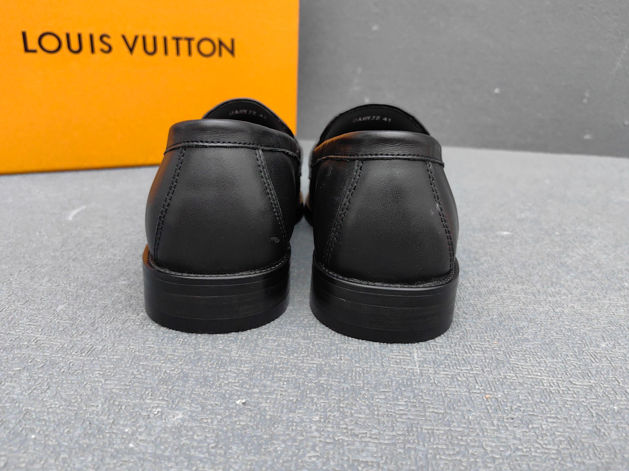 Louis Vuitton Male Loafers Real Leather L