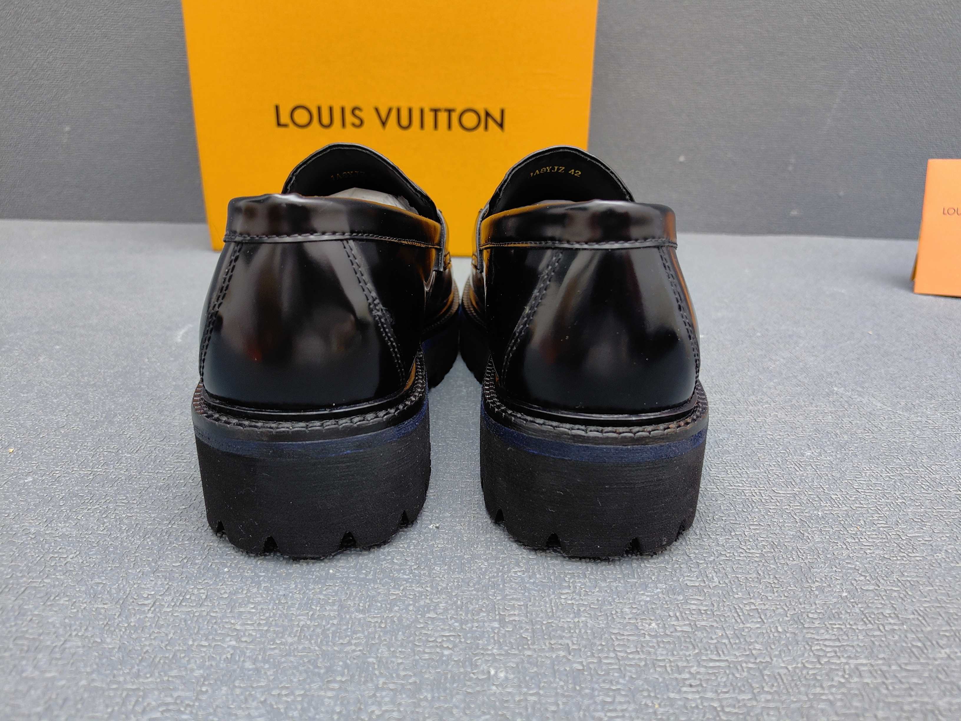 Louis Vuitton Male Loafers Real Leather L