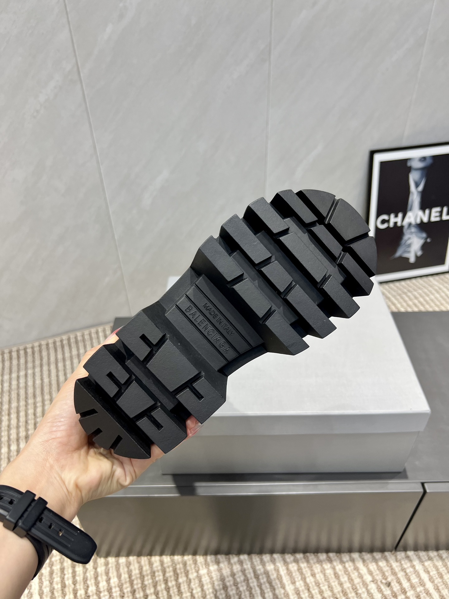 Balenciaga Male Boots Cow Leather L-s