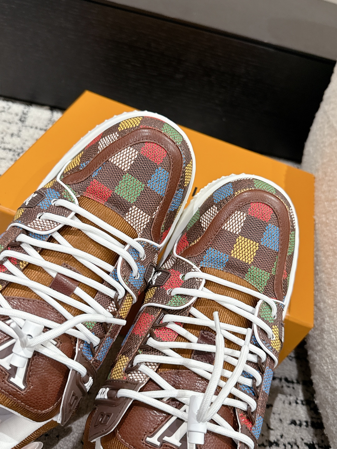 Louis Vuitton Male Sneakers Breathable M-l-s