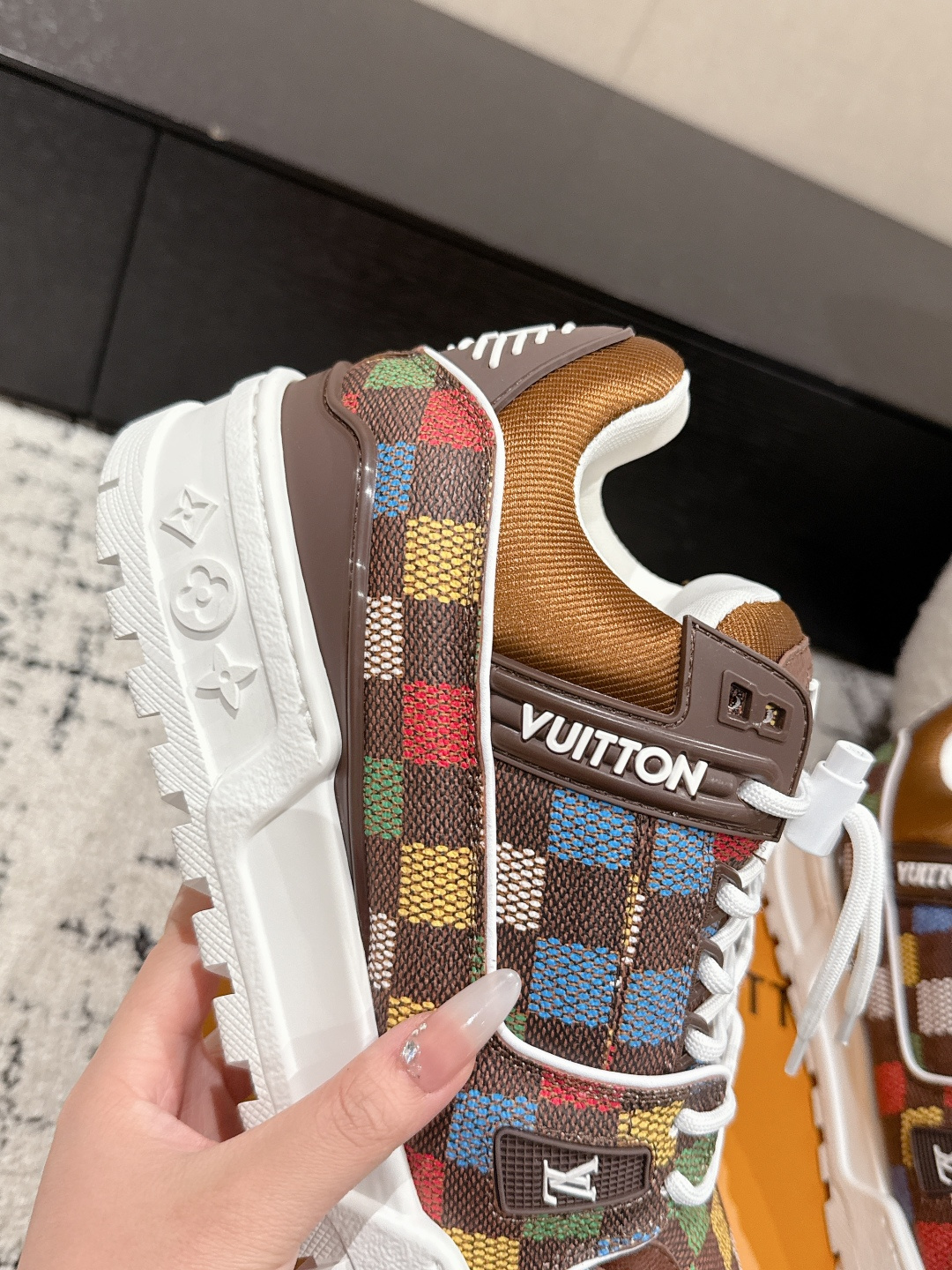 Louis Vuitton Male Sneakers Breathable M-l-s