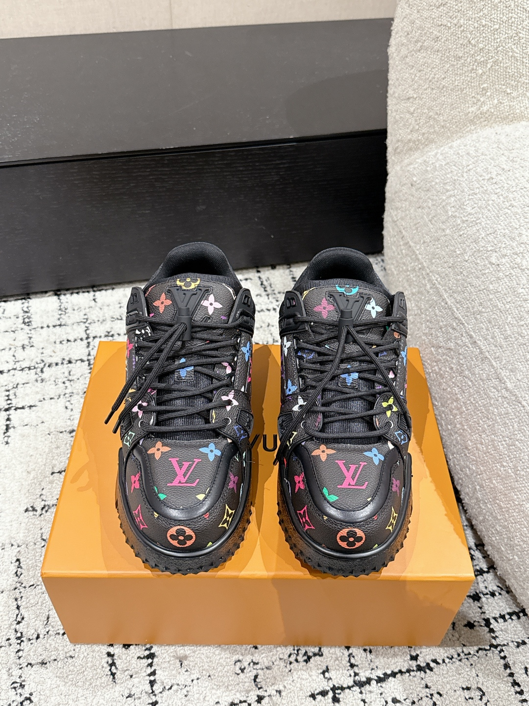 Louis Vuitton Male Sneakers Breathable M-l-s