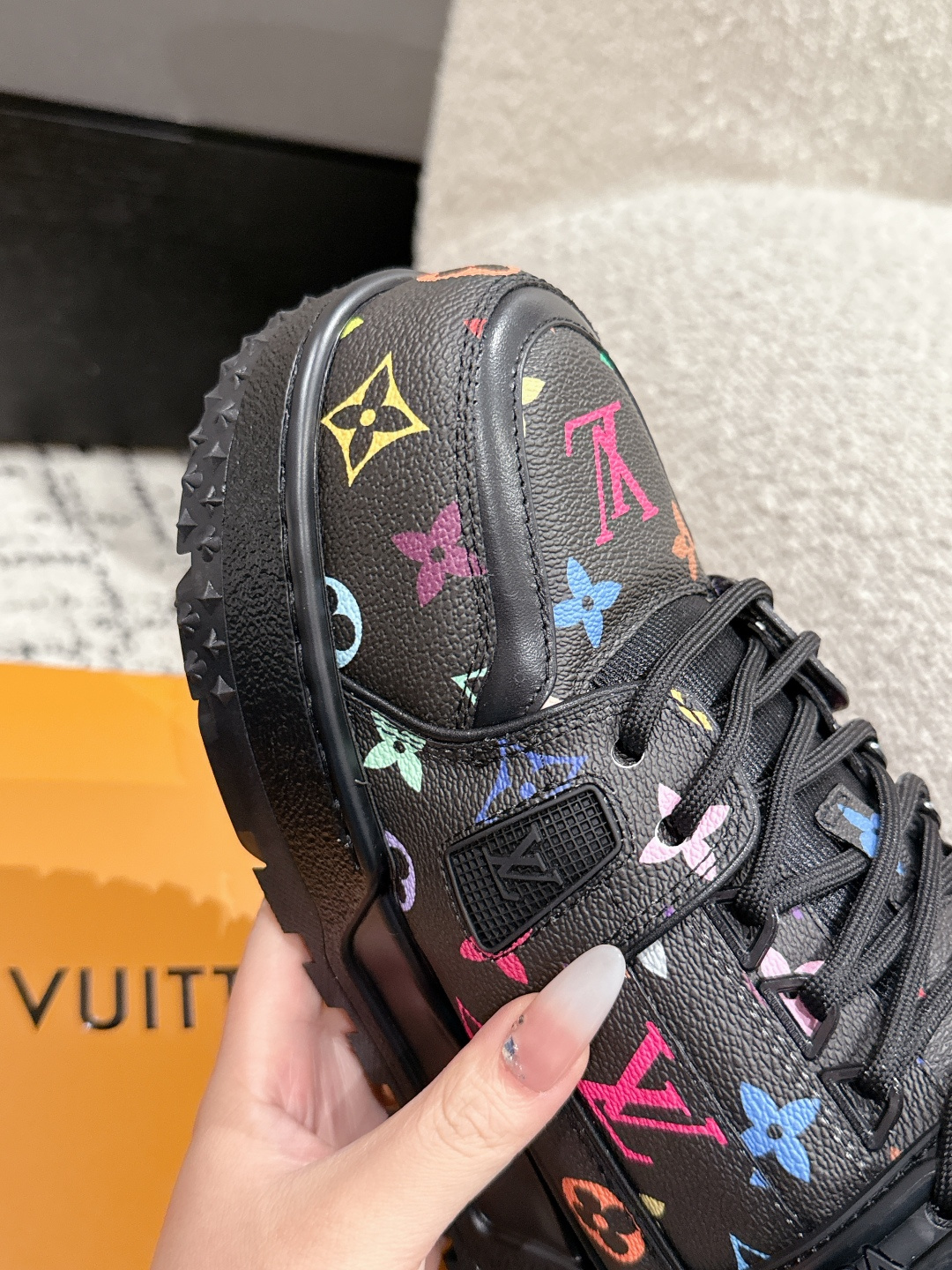 Louis Vuitton Male Sneakers Breathable M-l-s