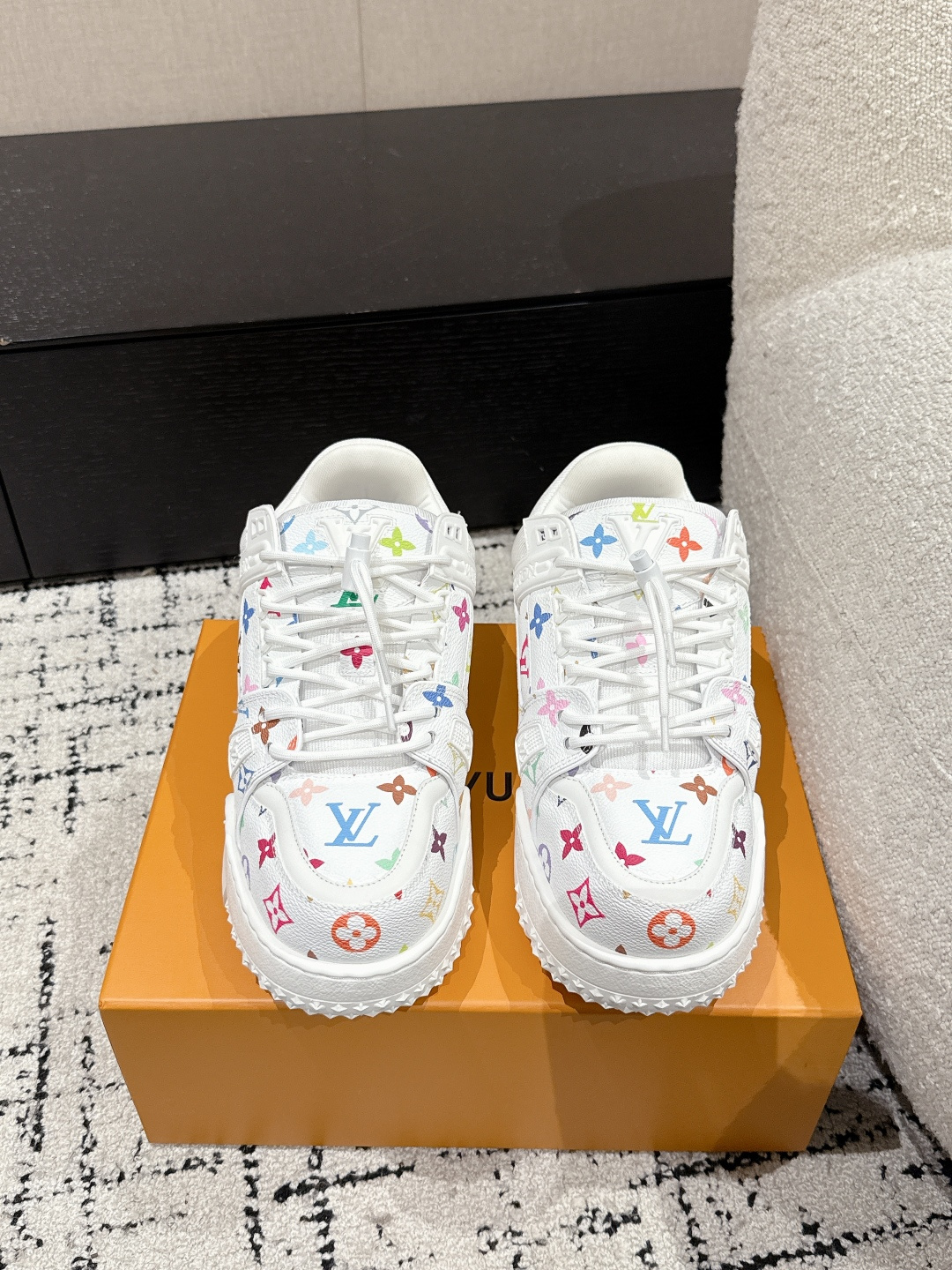 Louis Vuitton Male Sneakers Breathable M-l-s