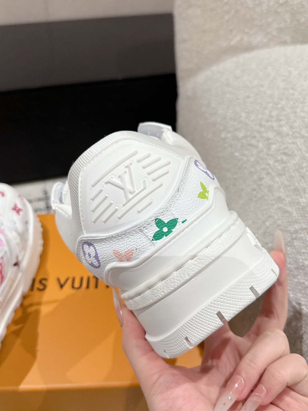 Louis Vuitton Male Sneakers Breathable M-l-s