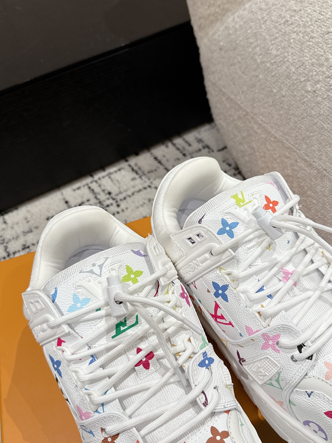 Louis Vuitton Male Sneakers Breathable M-l-s