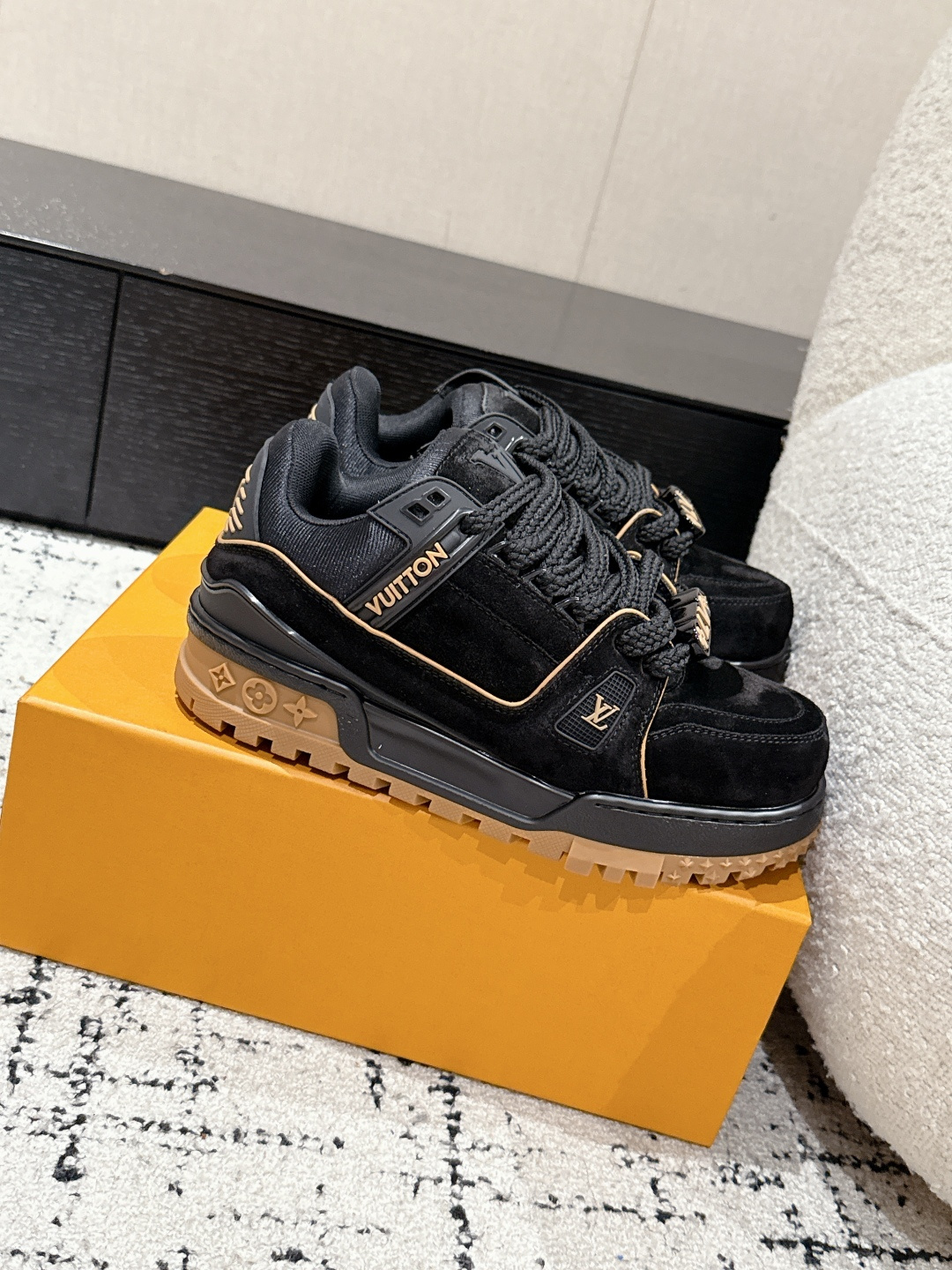 Louis Vuitton Male Sneakers Breathable M-l-s