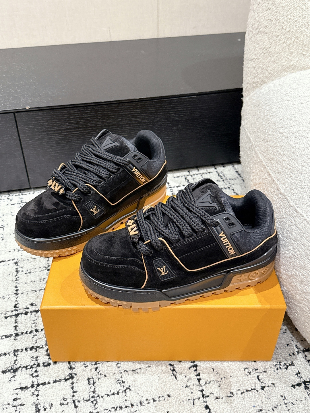 Louis Vuitton Male Sneakers Breathable M-l-s