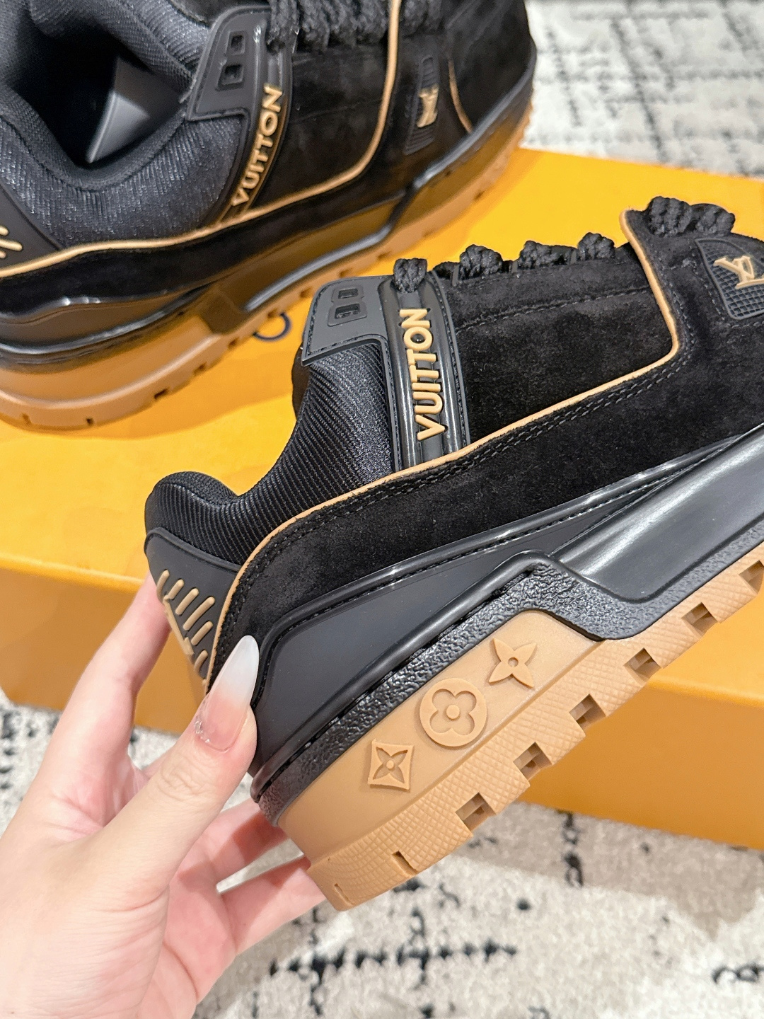 Louis Vuitton Male Sneakers Breathable M-l-s