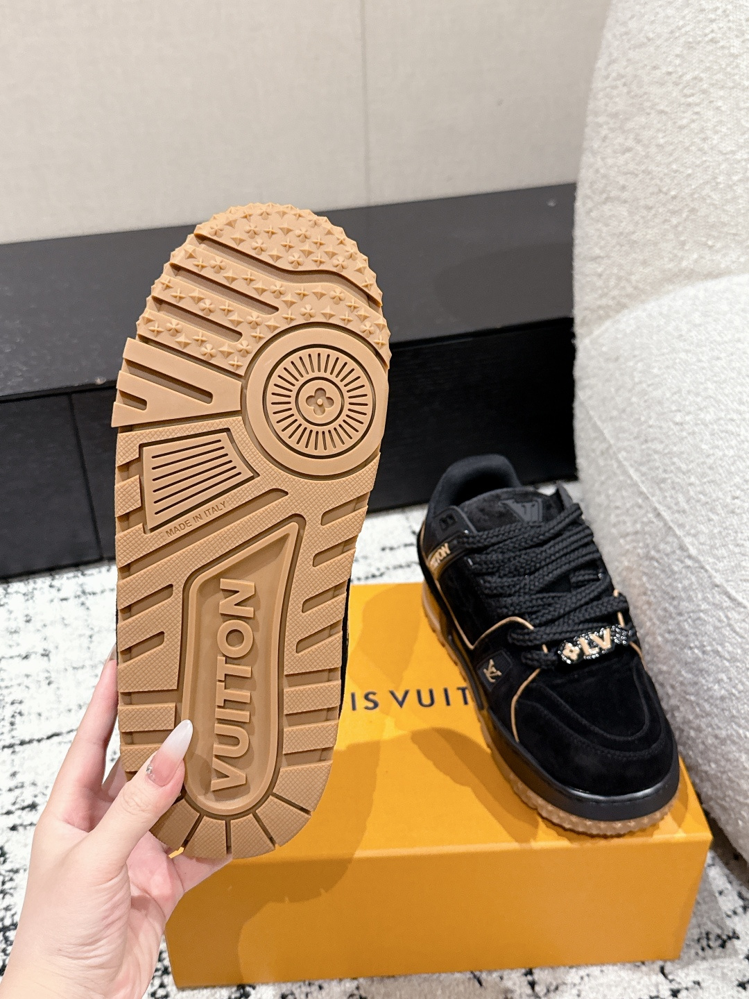 Louis Vuitton Male Sneakers Breathable M-l-s