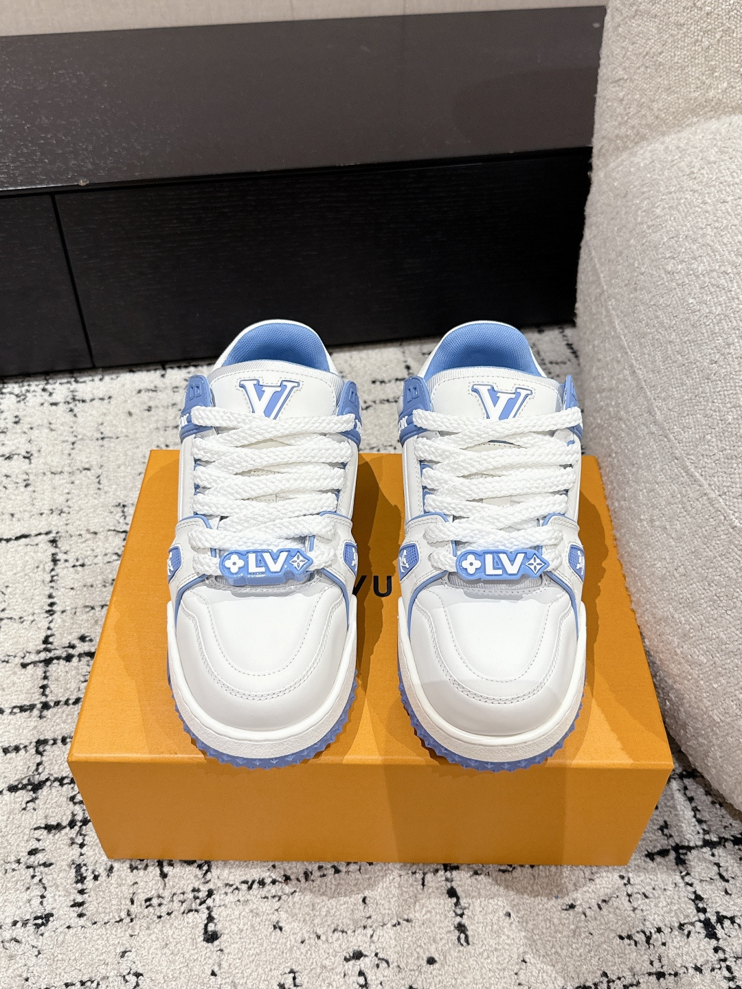 Louis Vuitton Male Sneakers Breathable M-l-s