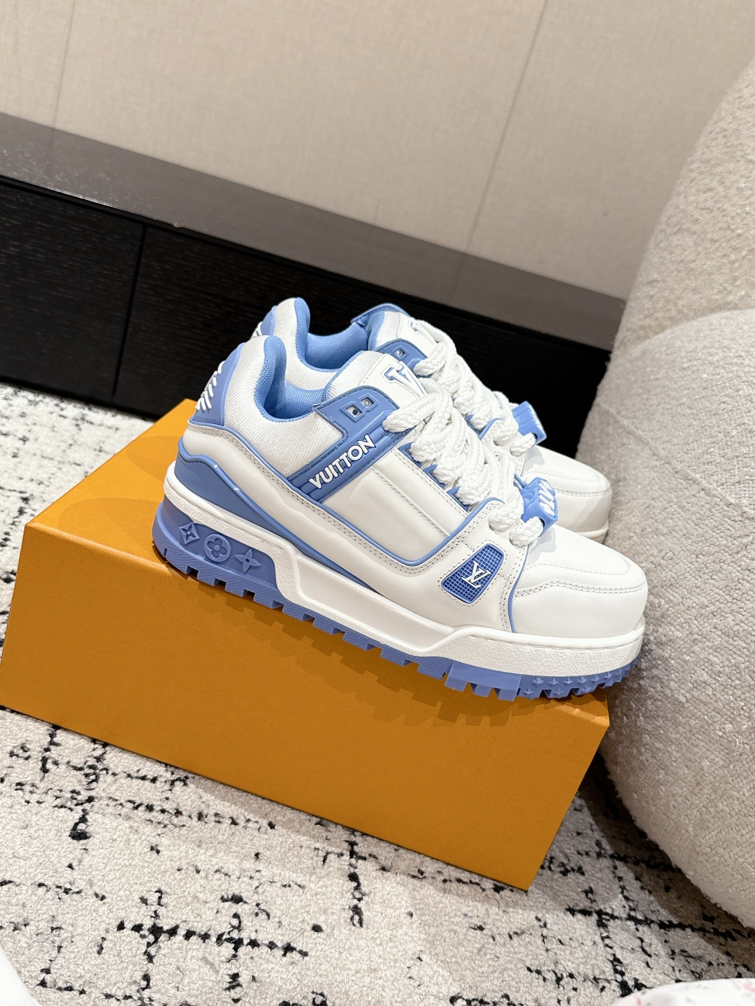 Louis Vuitton Male Sneakers Breathable M-l-s