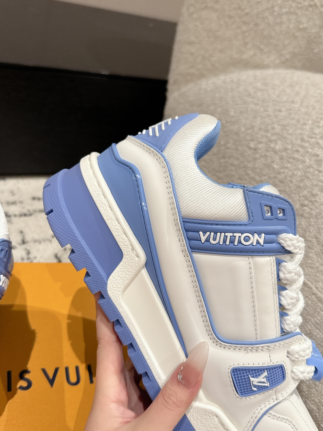 Louis Vuitton Male Sneakers Breathable M-l-s