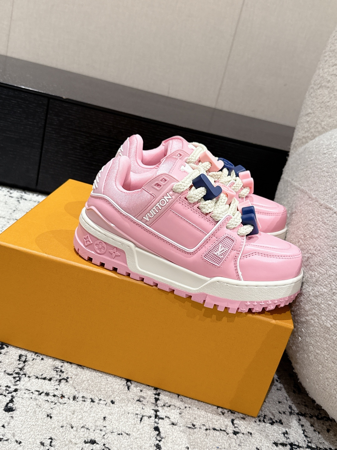 Louis Vuitton Male Sneakers Breathable M-l-s