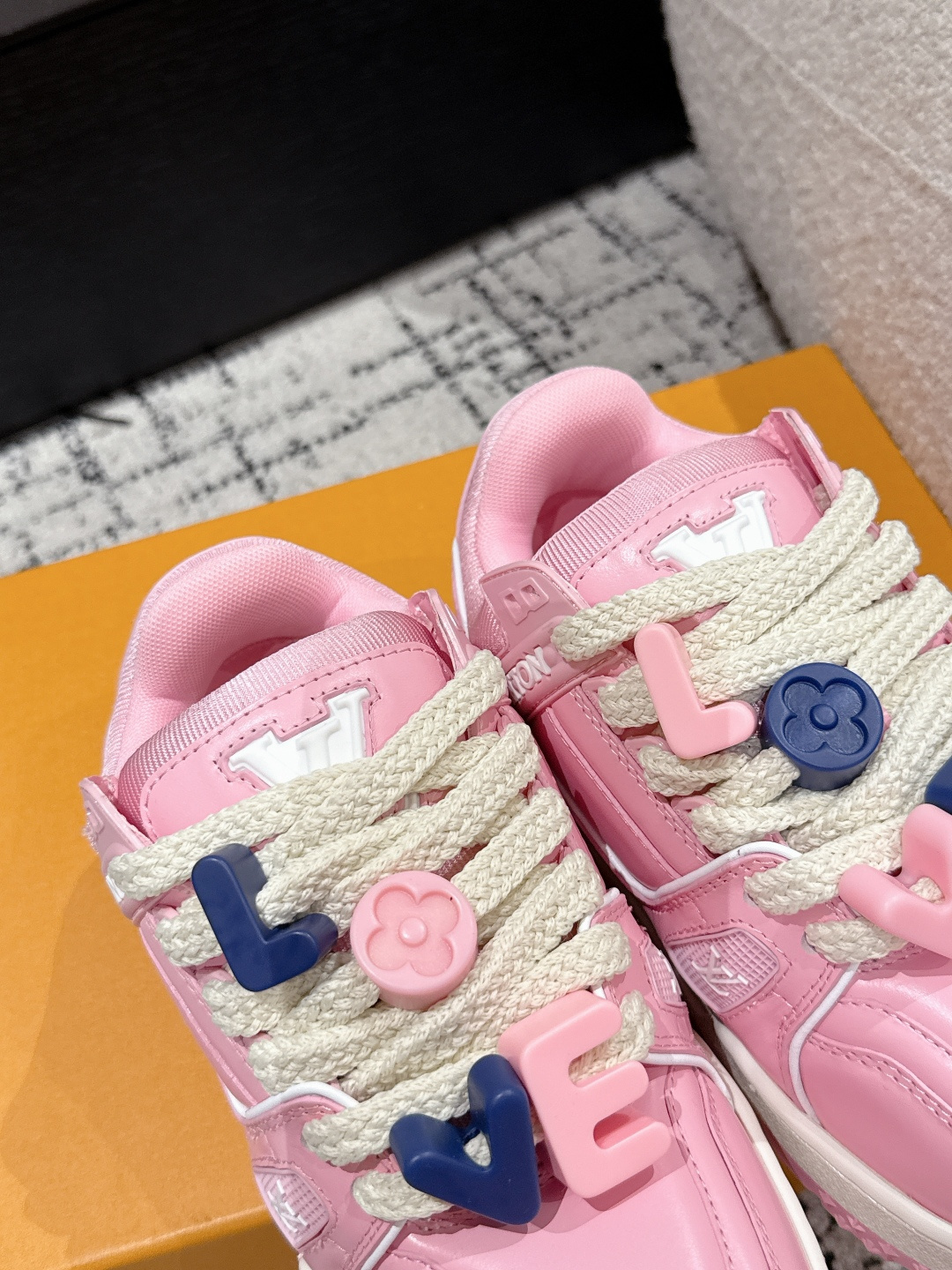 Louis Vuitton Male Sneakers Breathable M-l-s