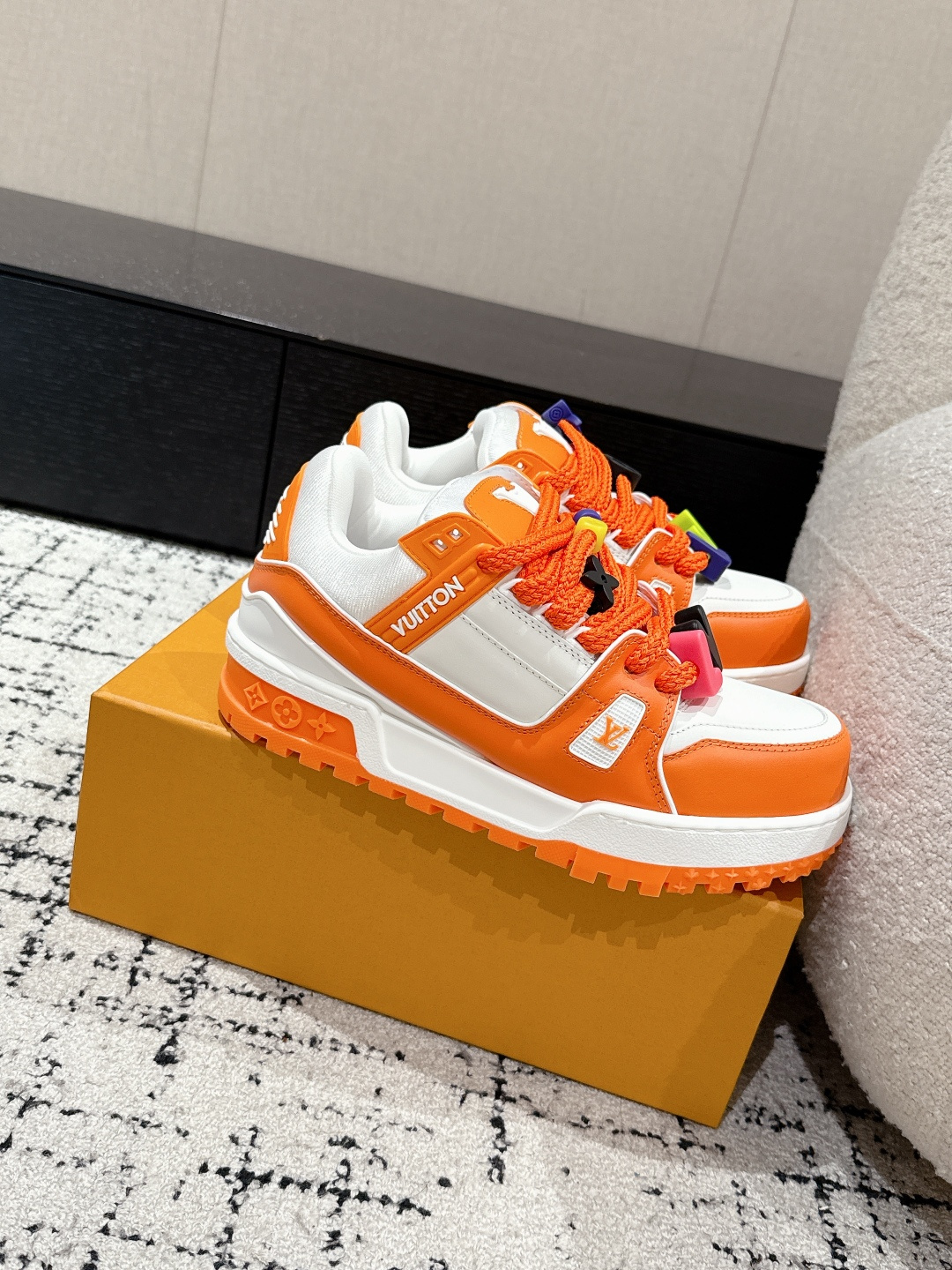 Louis Vuitton Male Sneakers Breathable M-l-s