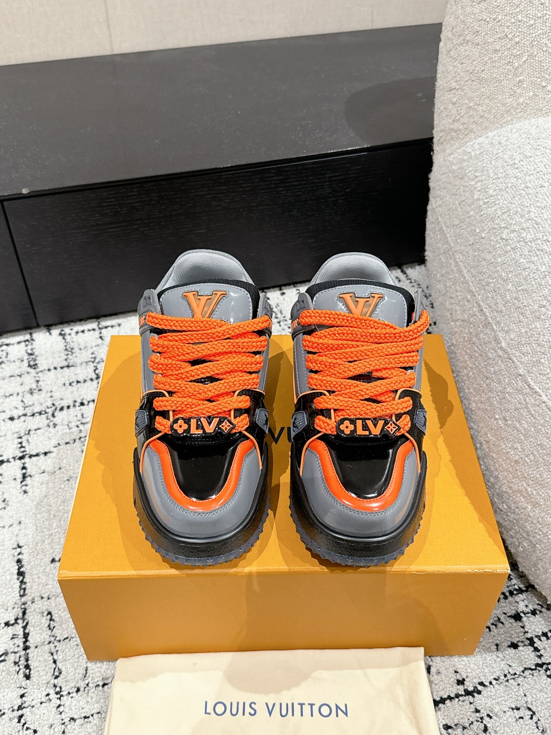 Louis Vuitton Male Sneakers Breathable M-l-s