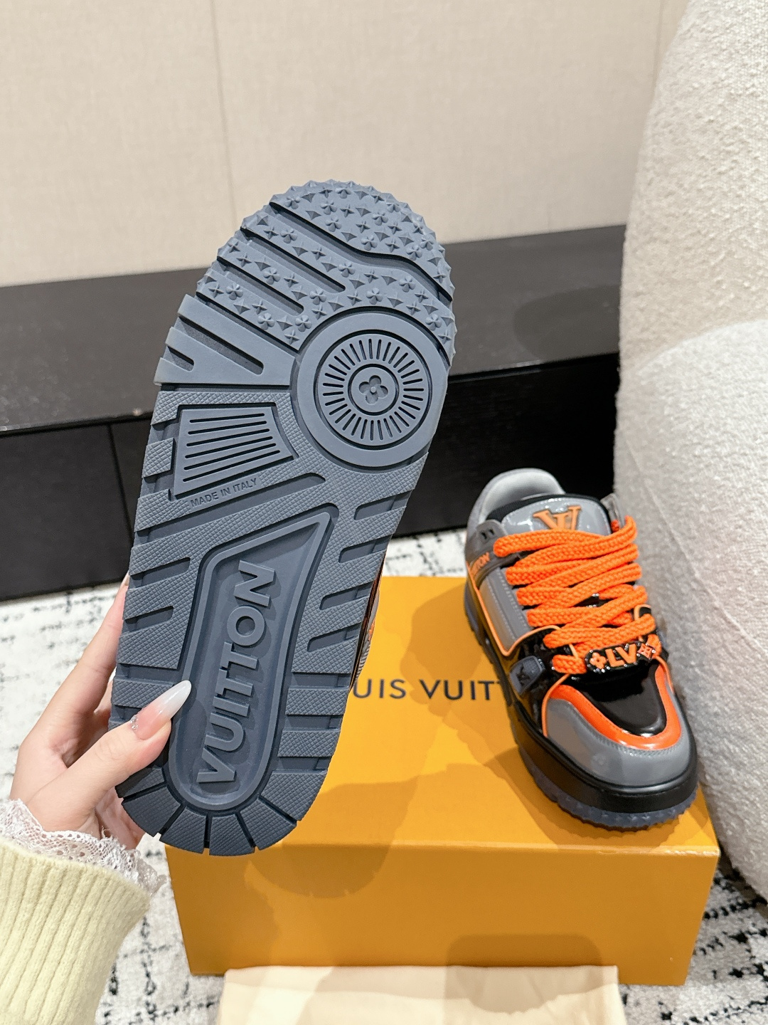 Louis Vuitton Male Sneakers Breathable M-l-s