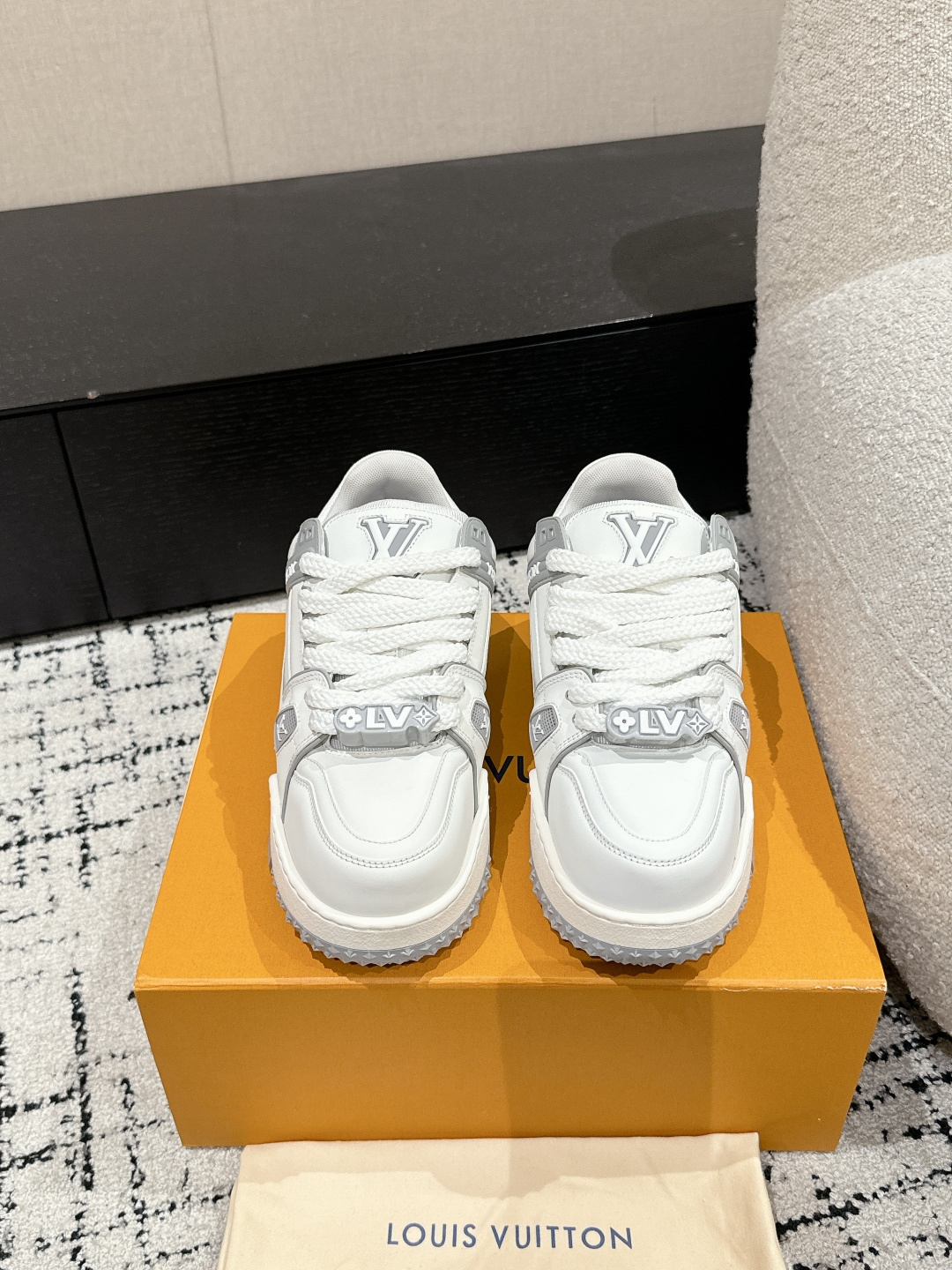 Louis Vuitton Male Sneakers Breathable M-l-s