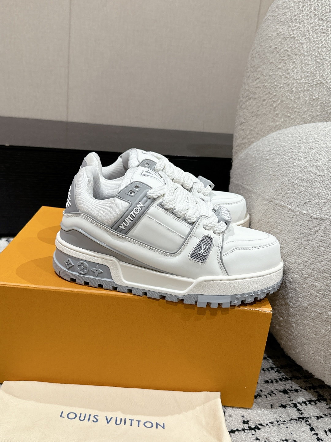 Louis Vuitton Male Sneakers Breathable M-l-s