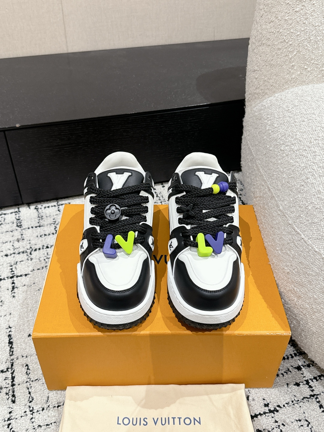 Louis Vuitton Male Sneakers Breathable M-l-s