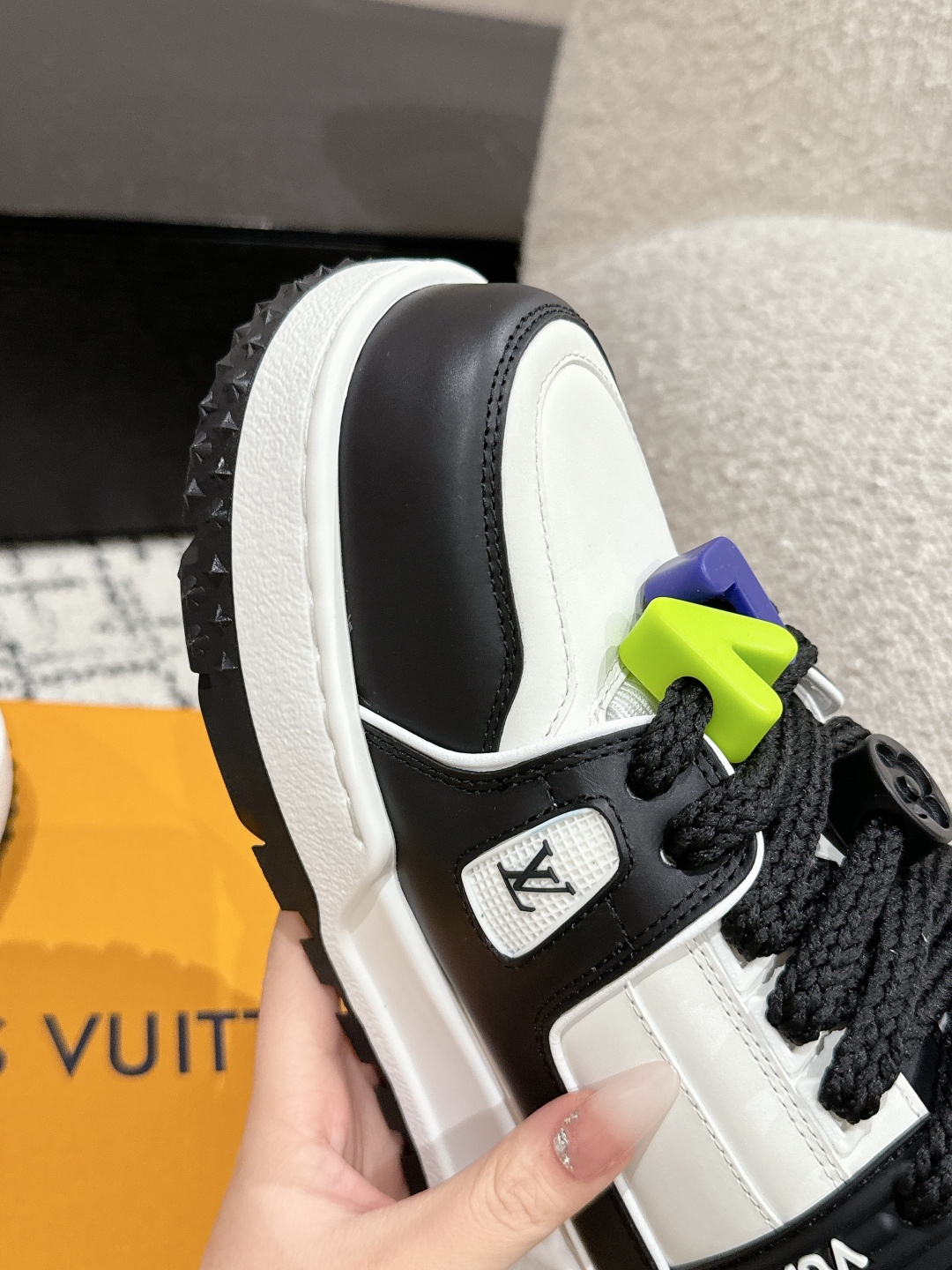 Louis Vuitton Male Sneakers Breathable M-l-s
