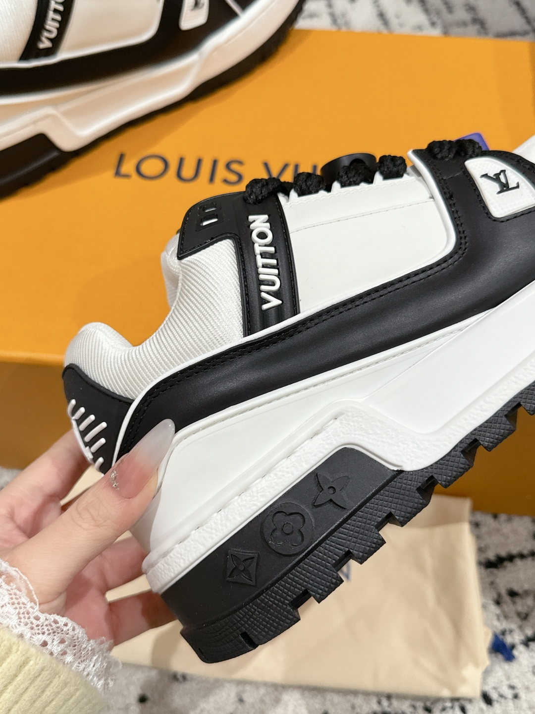 Louis Vuitton Male Sneakers Breathable M-l-s