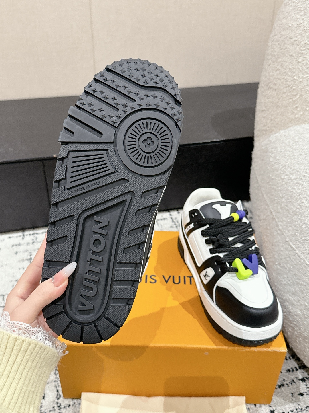 Louis Vuitton Male Sneakers Breathable M-l-s
