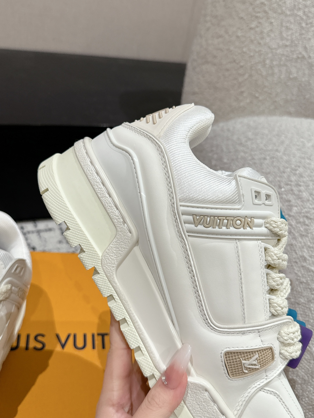 Louis Vuitton Male Sneakers Breathable M-l-s