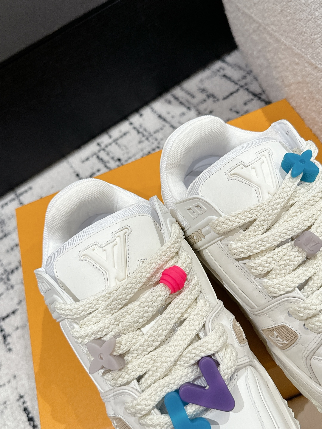 Louis Vuitton Male Sneakers Breathable M-l-s