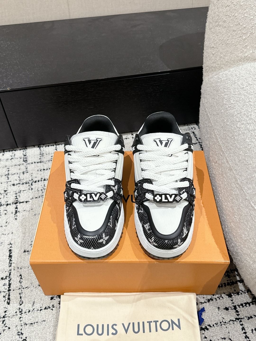 Louis Vuitton Male Sneakers Breathable M-l-s