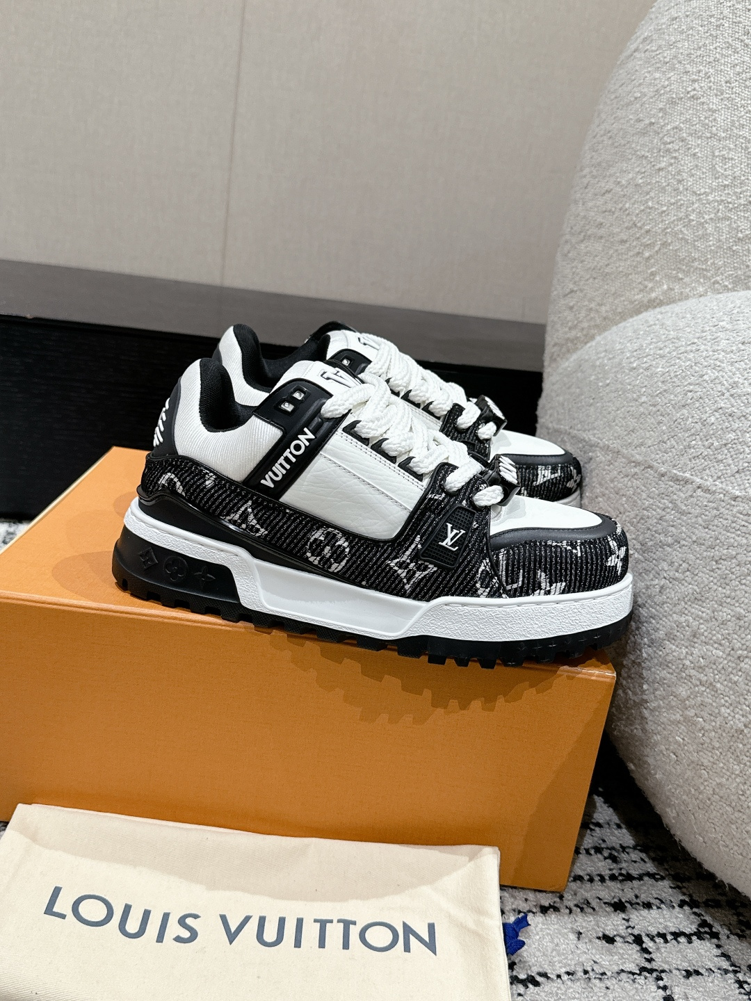 Louis Vuitton Male Sneakers Breathable M-l-s