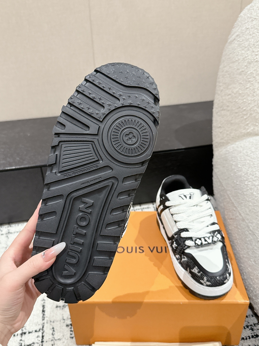 Louis Vuitton Male Sneakers Breathable M-l-s