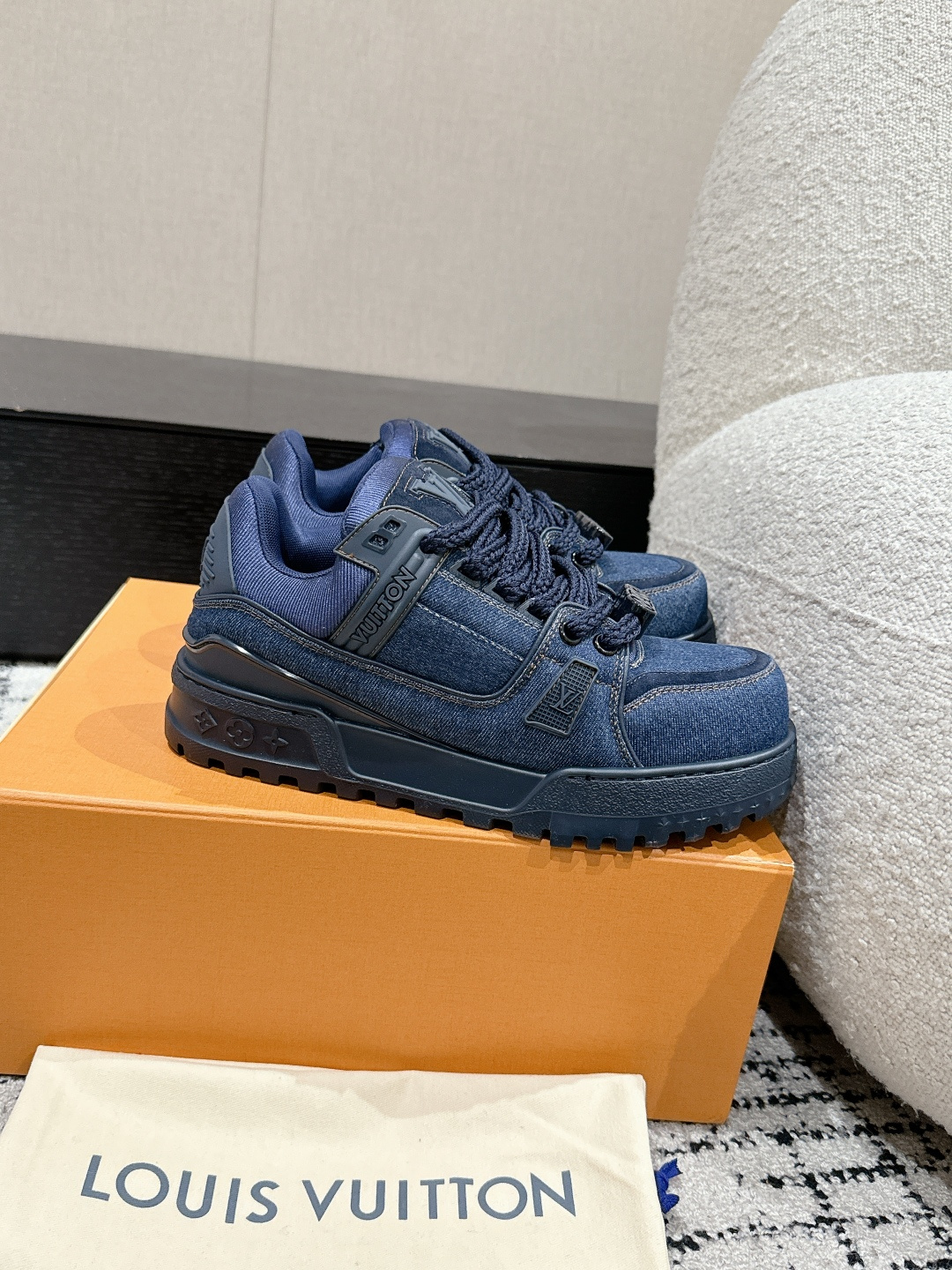 Louis Vuitton Male Sneakers Breathable M-l-s