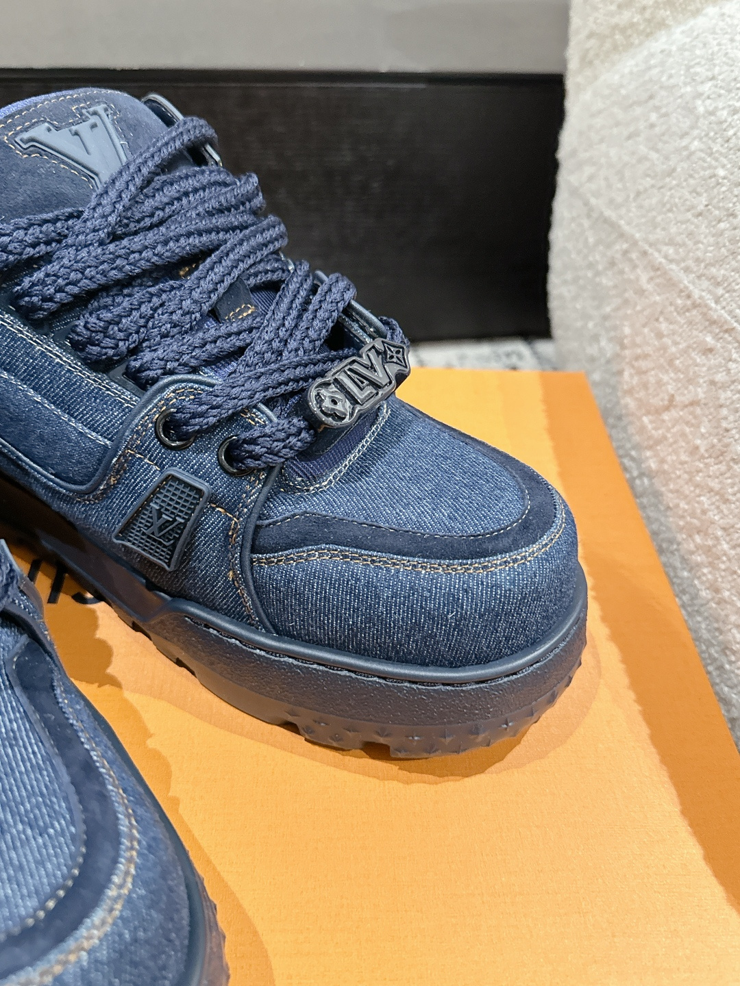 Louis Vuitton Male Sneakers Breathable M-l-s